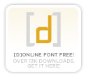 [d]online font