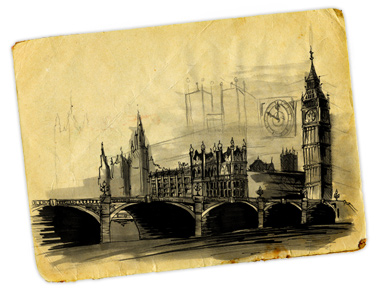 Illustration of Big Ben and Parliament