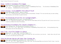 "Huck Finn River" Google Search Results