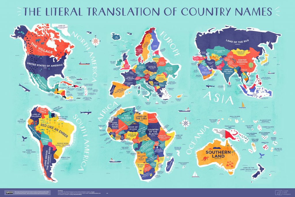 Literal Translation of Country Names