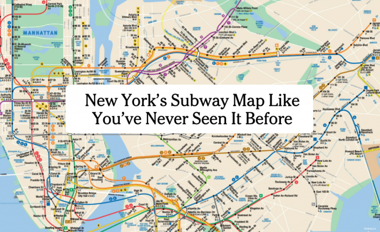 New York’s Subway Map Like You’ve Never Seen It Before | [d]online