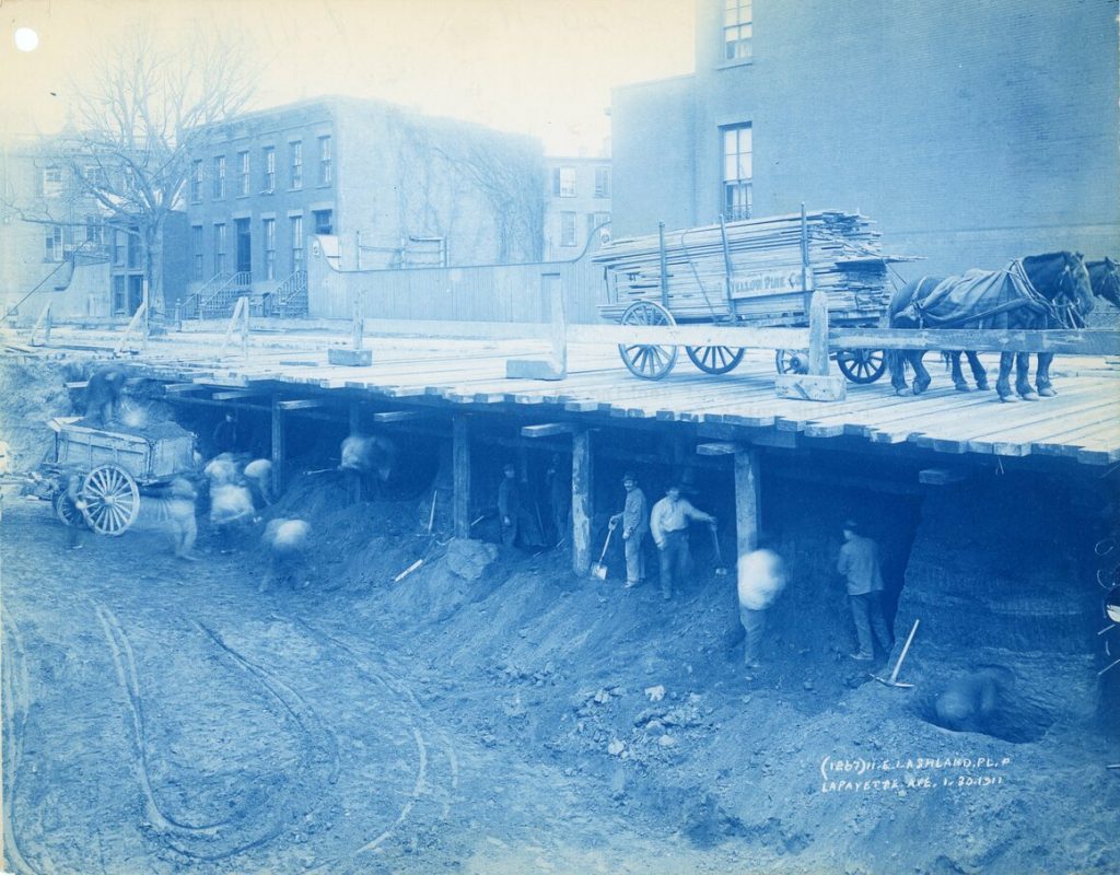 NYC Subway Construction, by Pierre and Granville Pullis