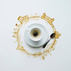 Coffee Paintings, by Giulia Bernardelli