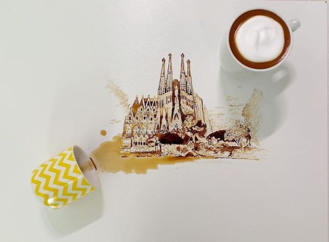 Coffee Paintings, by Giulia Bernardelli