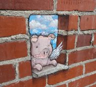 Street Art, by David Zinn