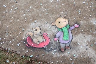 Street Art, by David Zinn