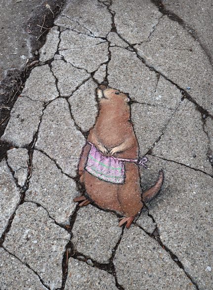 Street Art, by David Zinn