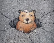 Street Art, by David Zinn