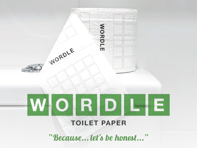 Wordle Toilet Paper